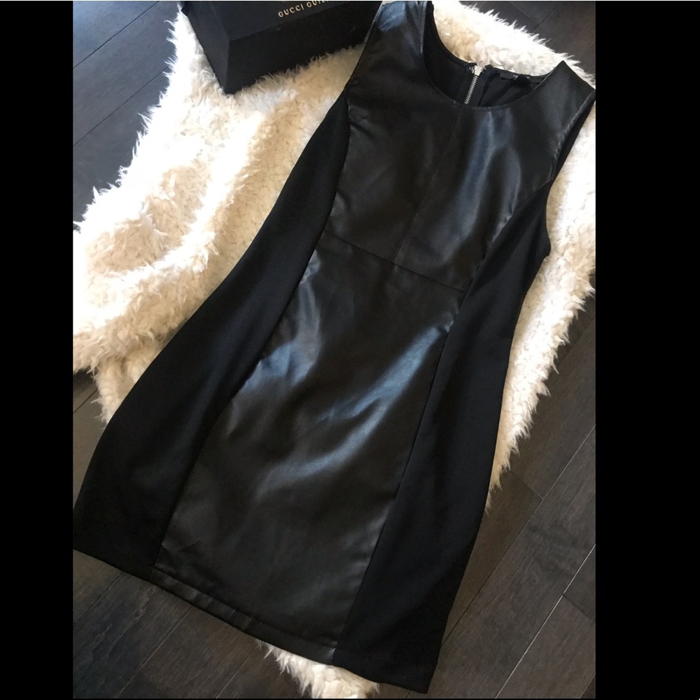 Black mini dress